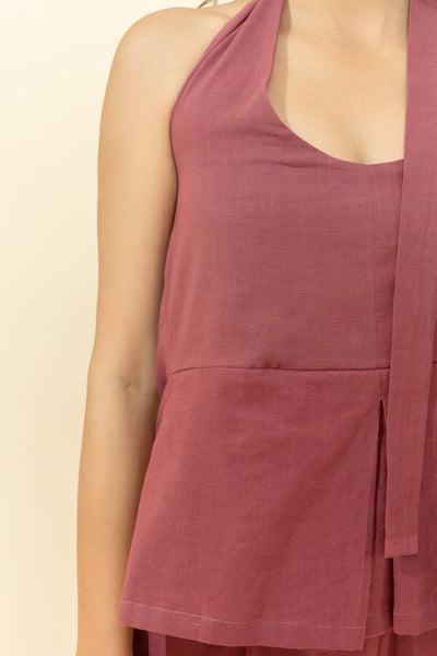 TIA SLUB COTTON CO-ORD SET