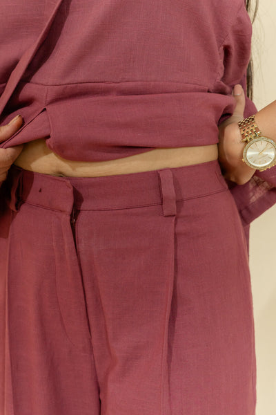 TIA SLUB COTTON CO-ORD SET