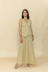 NIRA CREAM WAISTCOAT & SKIRT CO-ORD SET