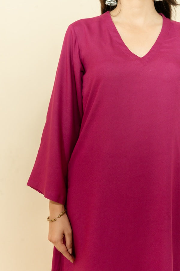 SUDHA MAROON CO-ORD SET