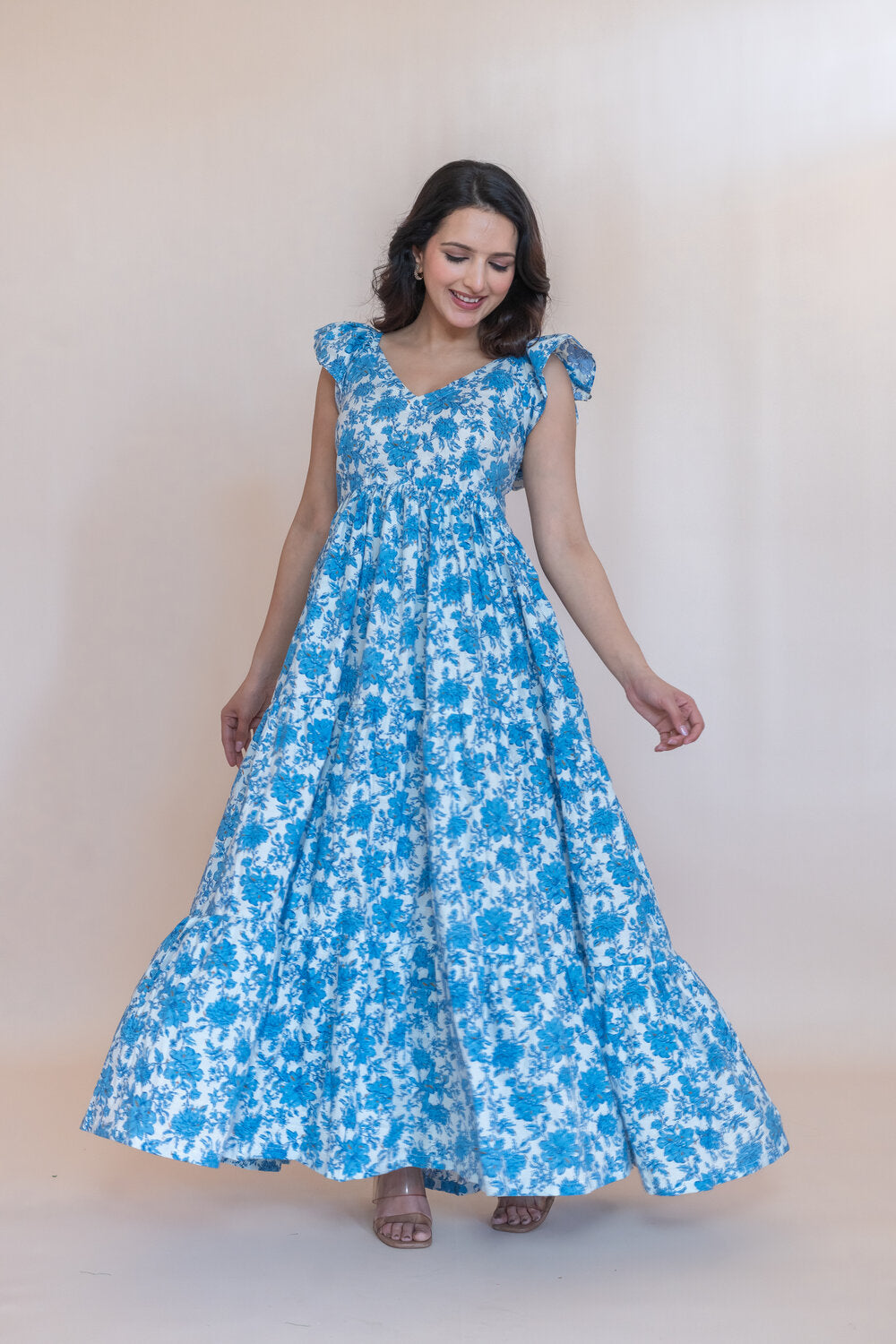 TISHA COTTON PRINTED DRESS