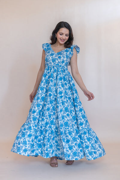 TISHA COTTON PRINTED DRESS