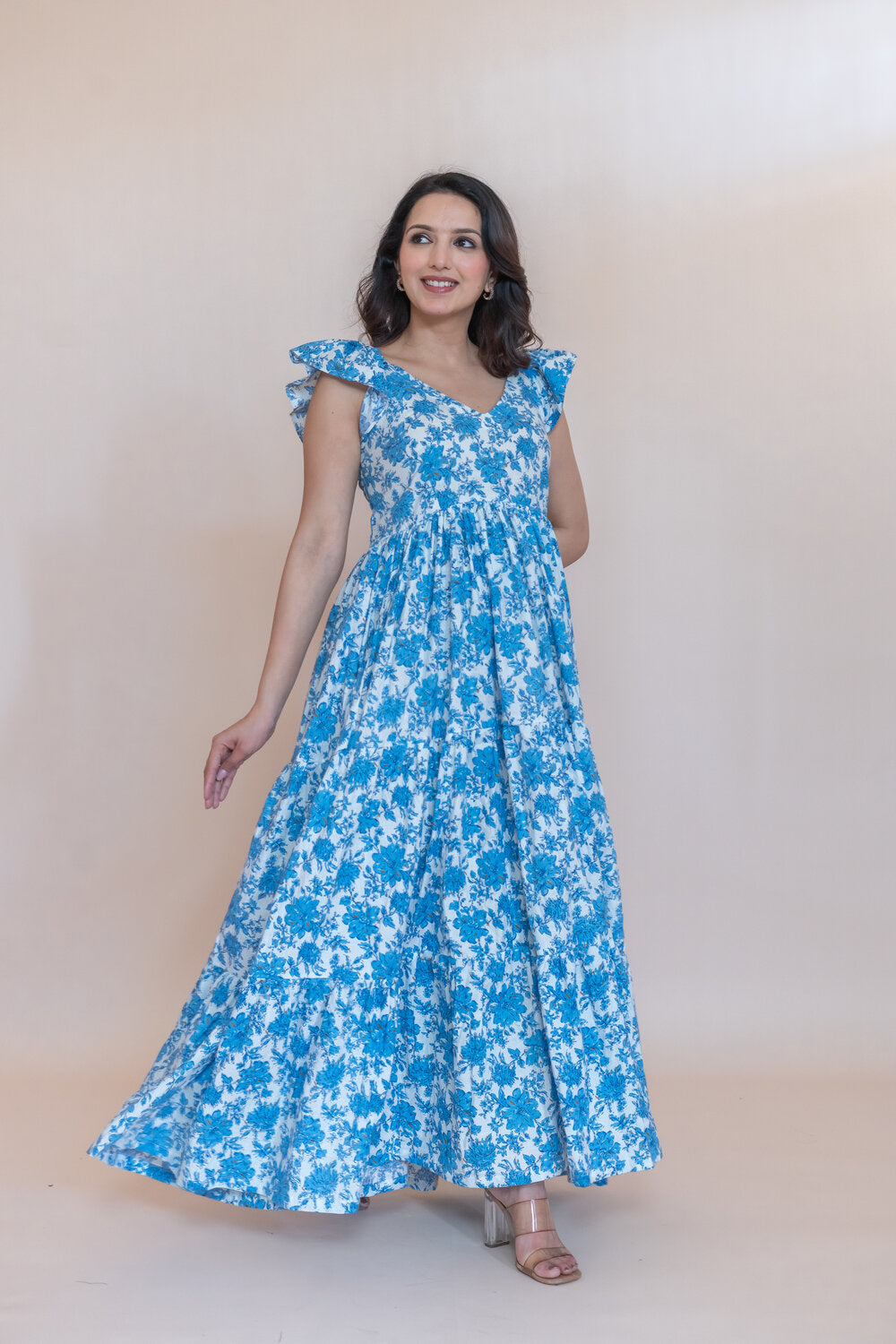 TISHA COTTON PRINTED DRESS